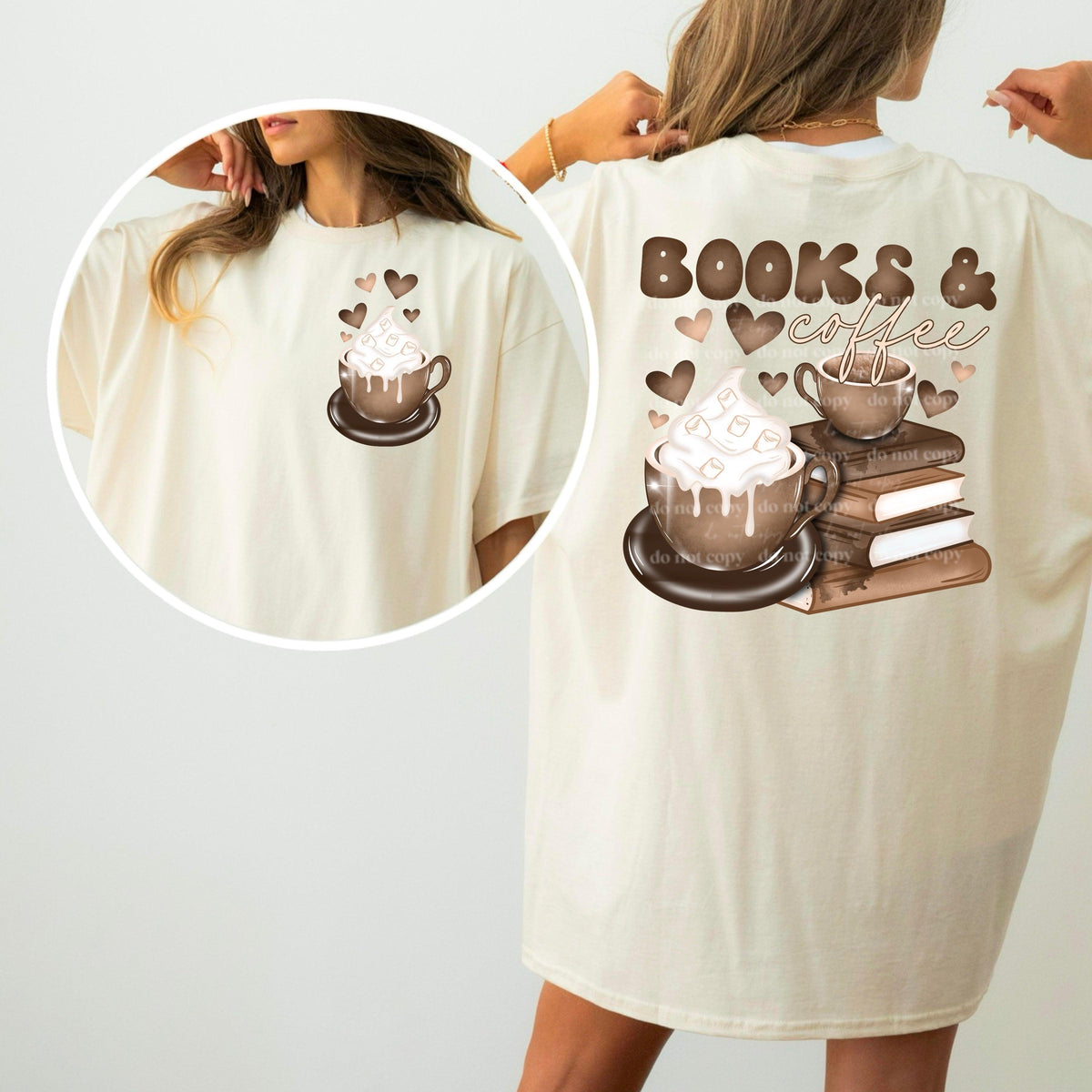 Books & Coffee PNG