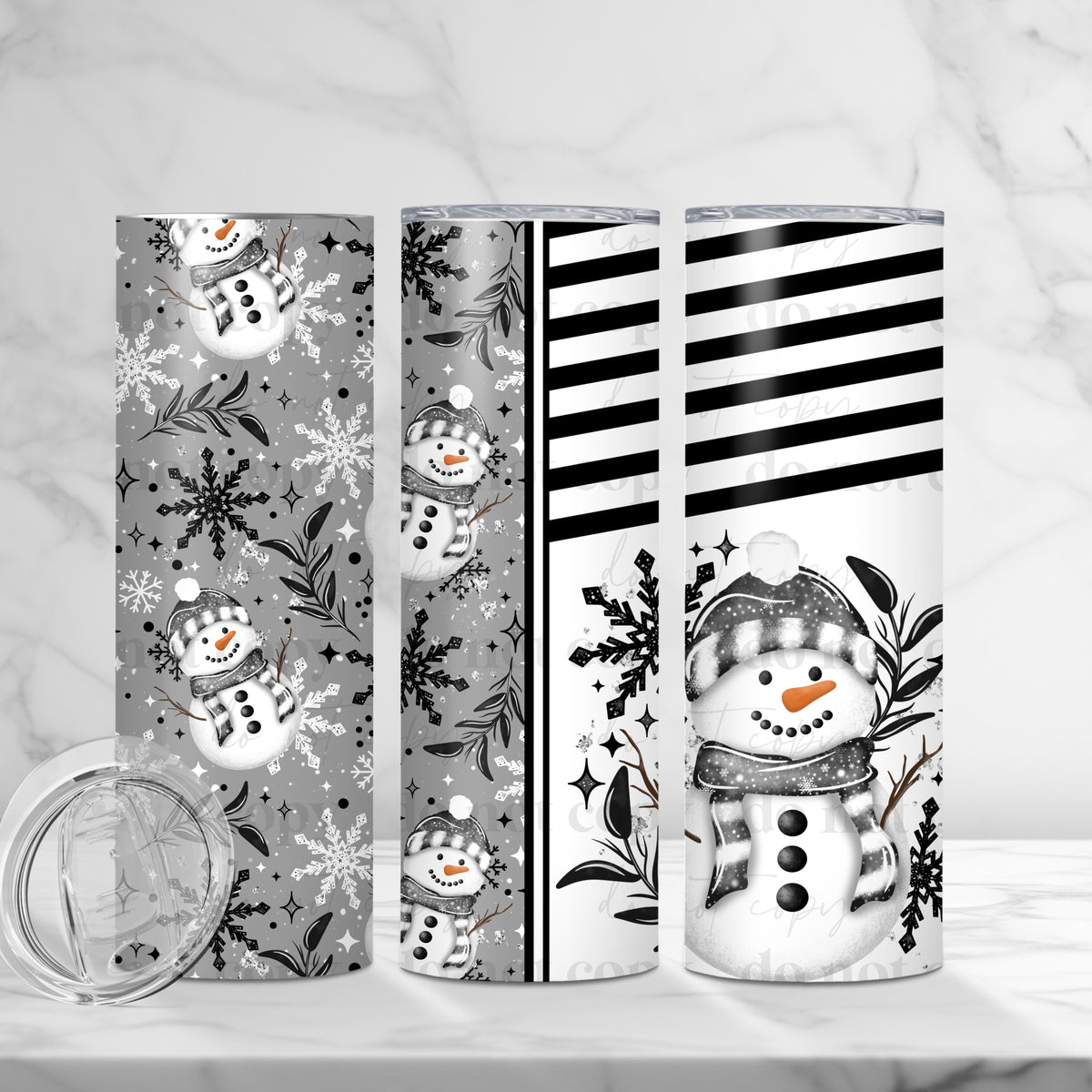 Snowman Tumbler Wrap