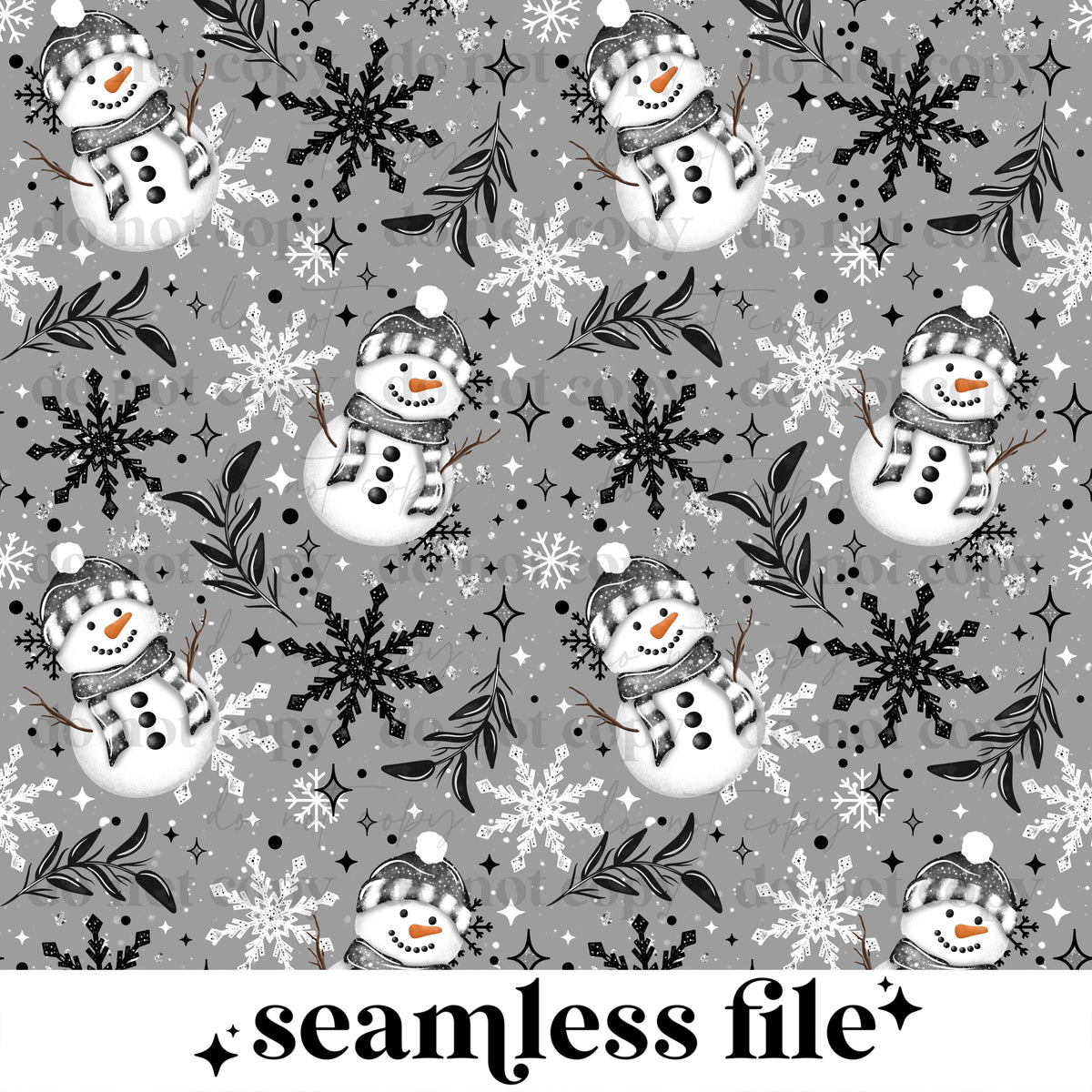 Snowman Seamless