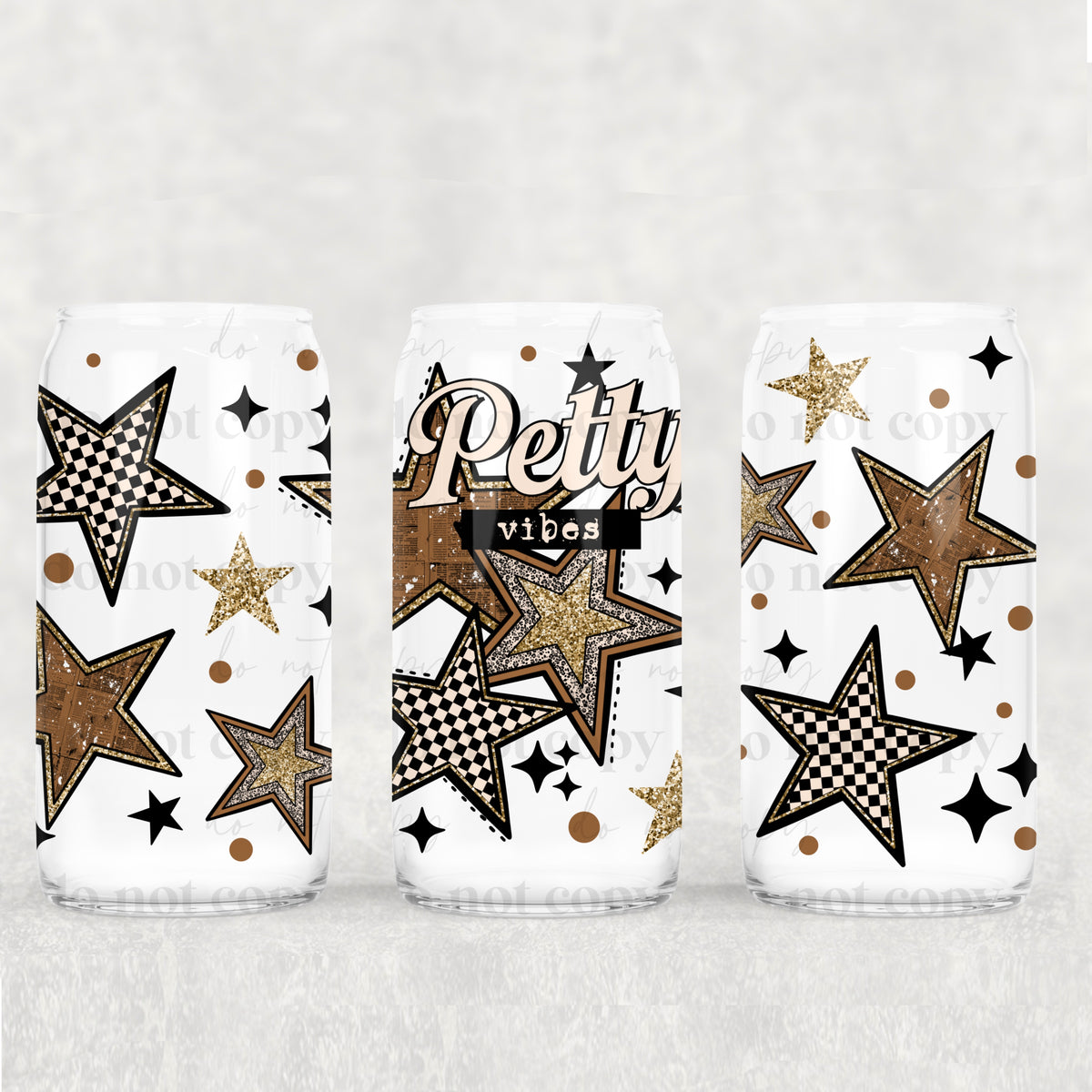 Petty Vibes 16 oz Glass Wrap