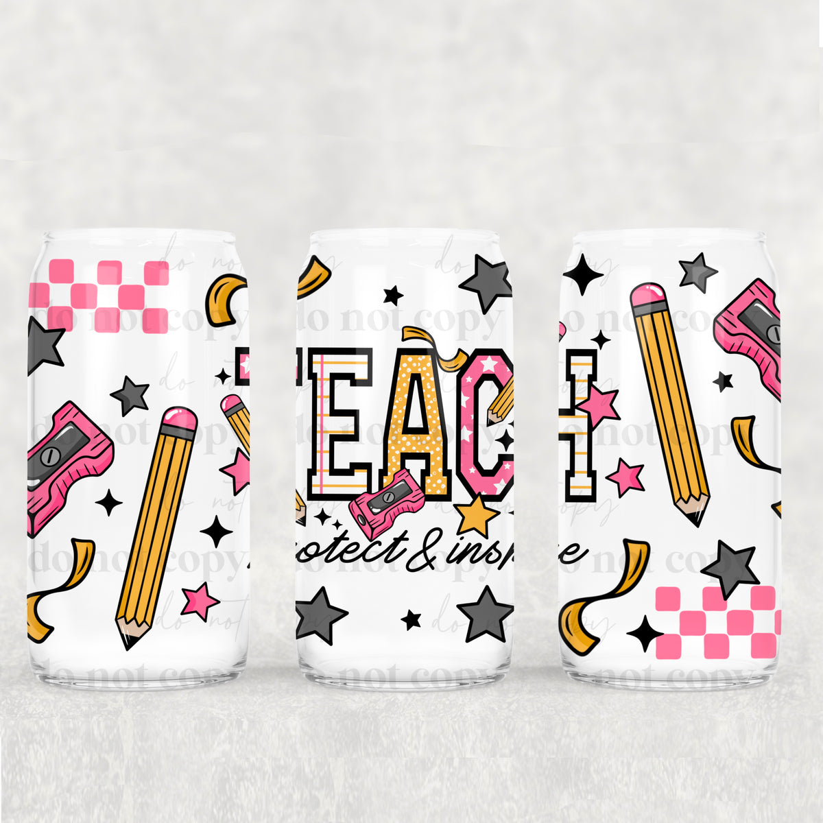Teach 16oz Glass Wrap