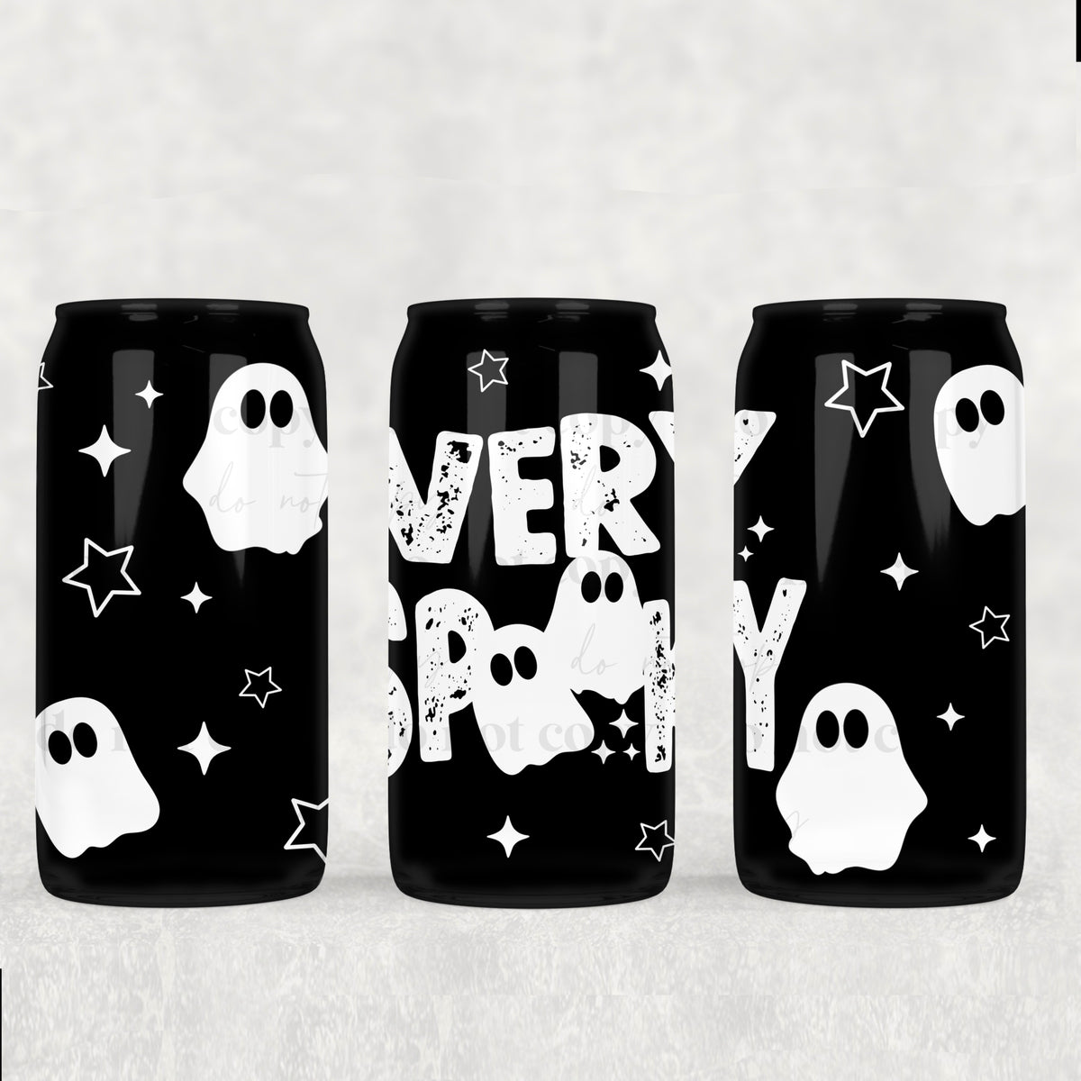 Very Spooky 16oz Glass Wrap