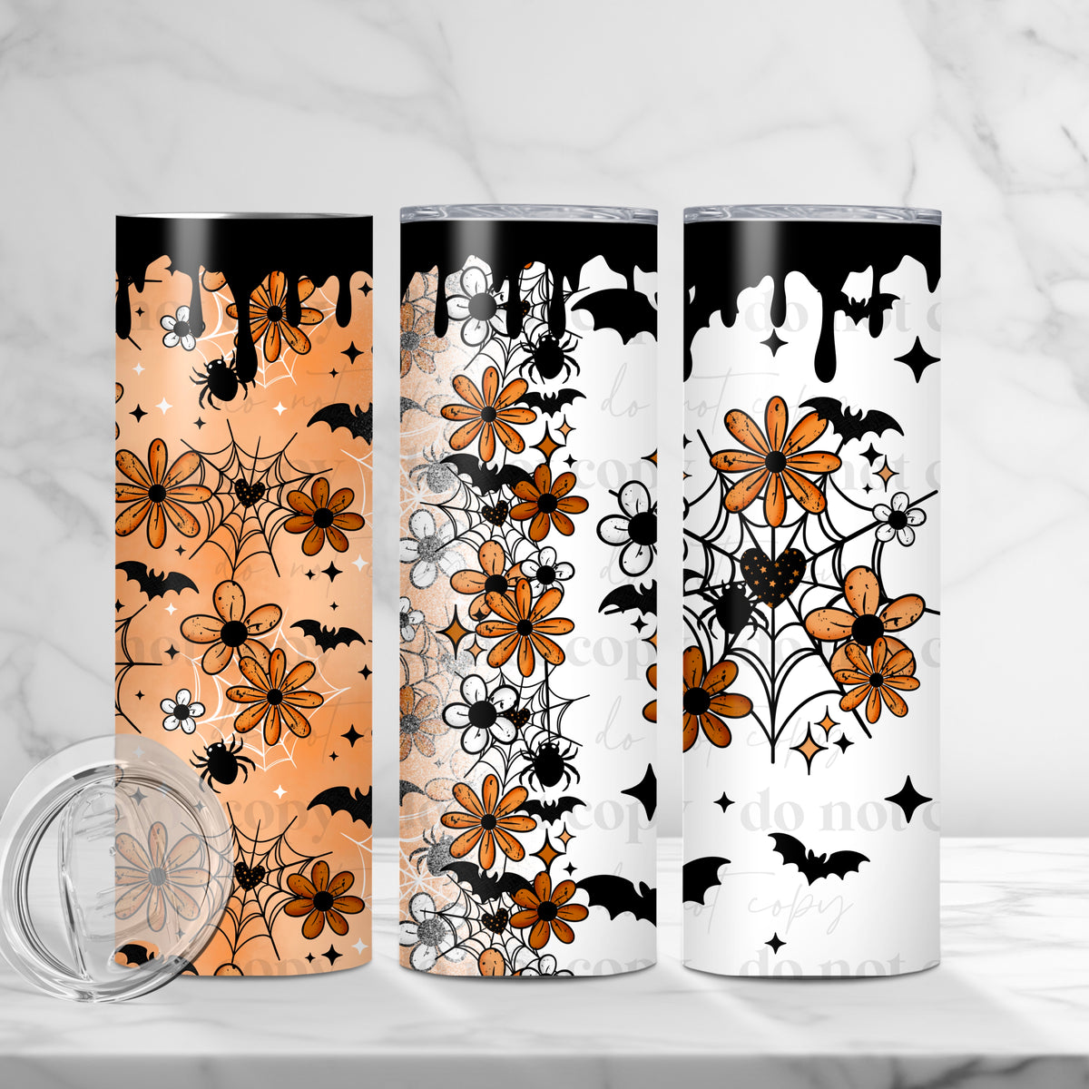 Floral Web Tumbler Wrap