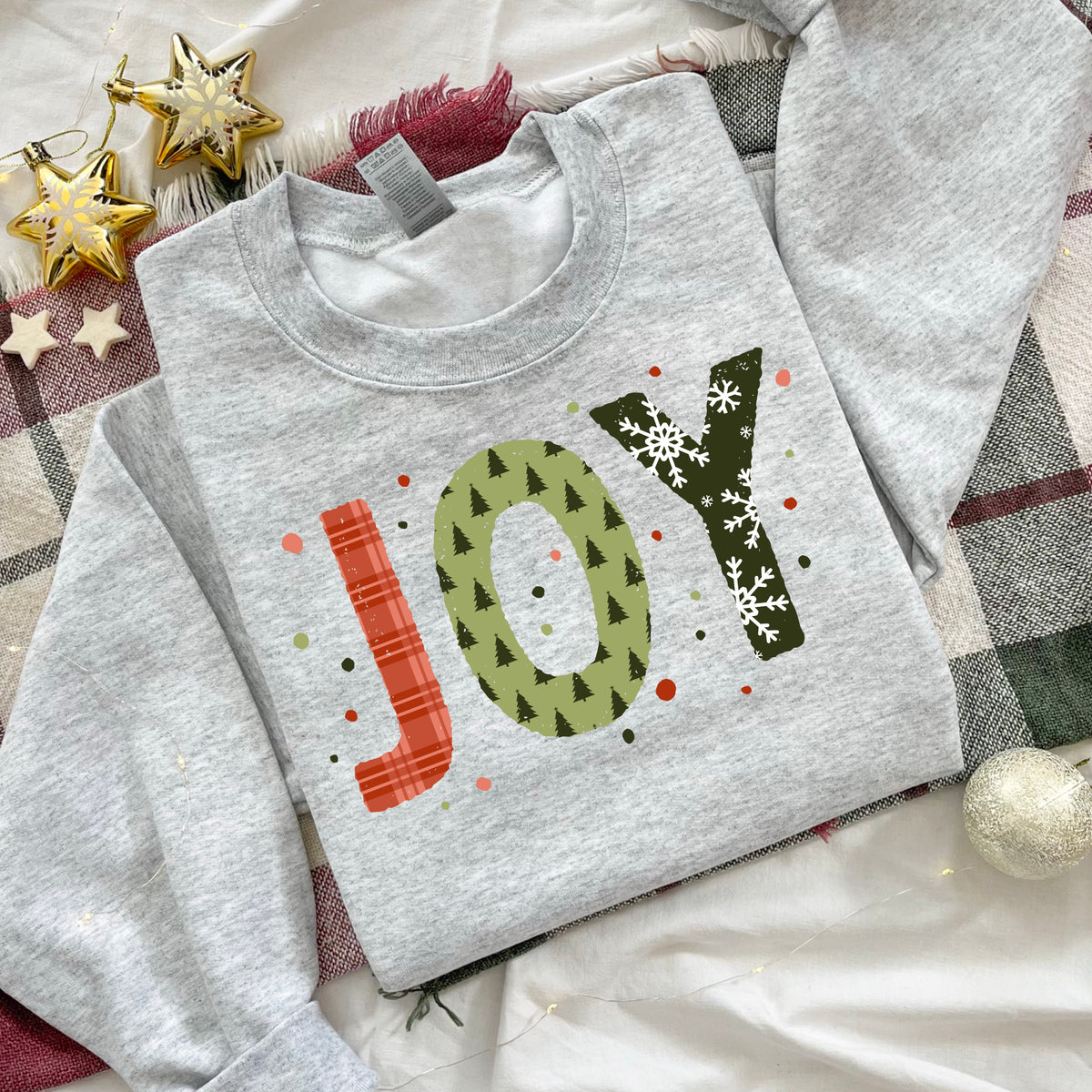 Joy Pattern Letters PNG