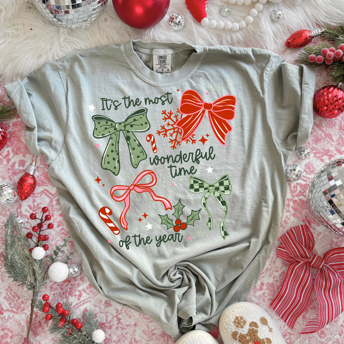 Most Wonderful Time Bows PNG