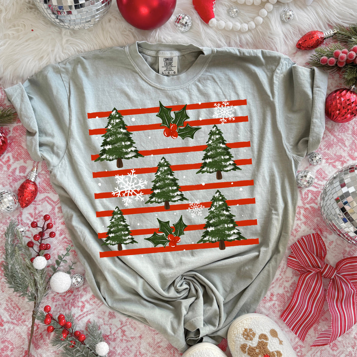 Christmas Tree Stripes PNG