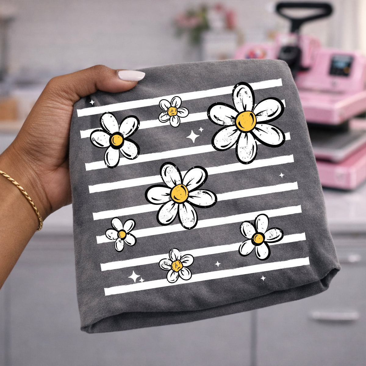 Striped Flower PNG