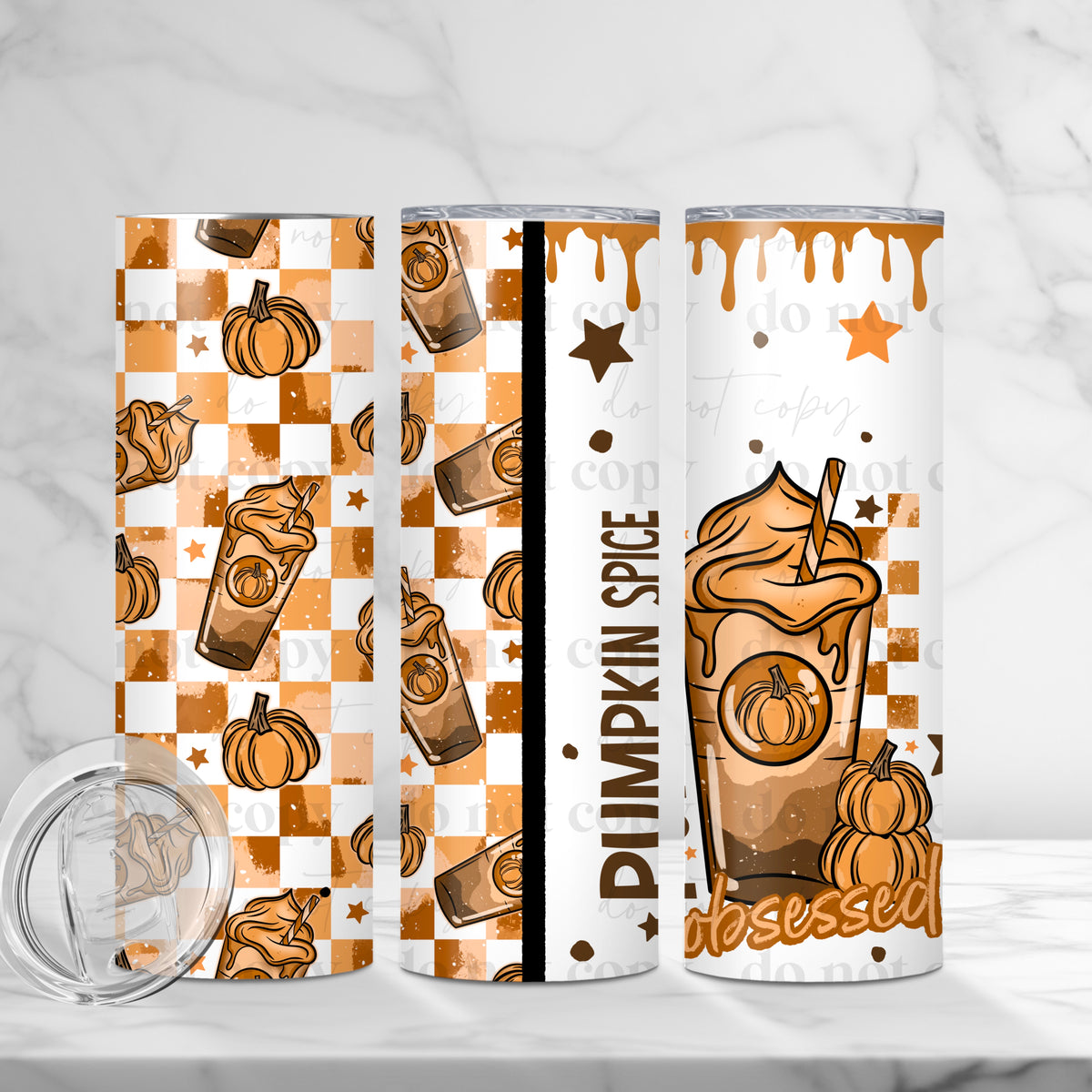 Pumpkin Spice Obsessed Tumbler Wrap
