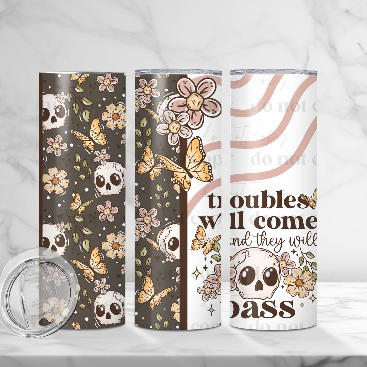 Troubles Will Come Tumbler Wrap