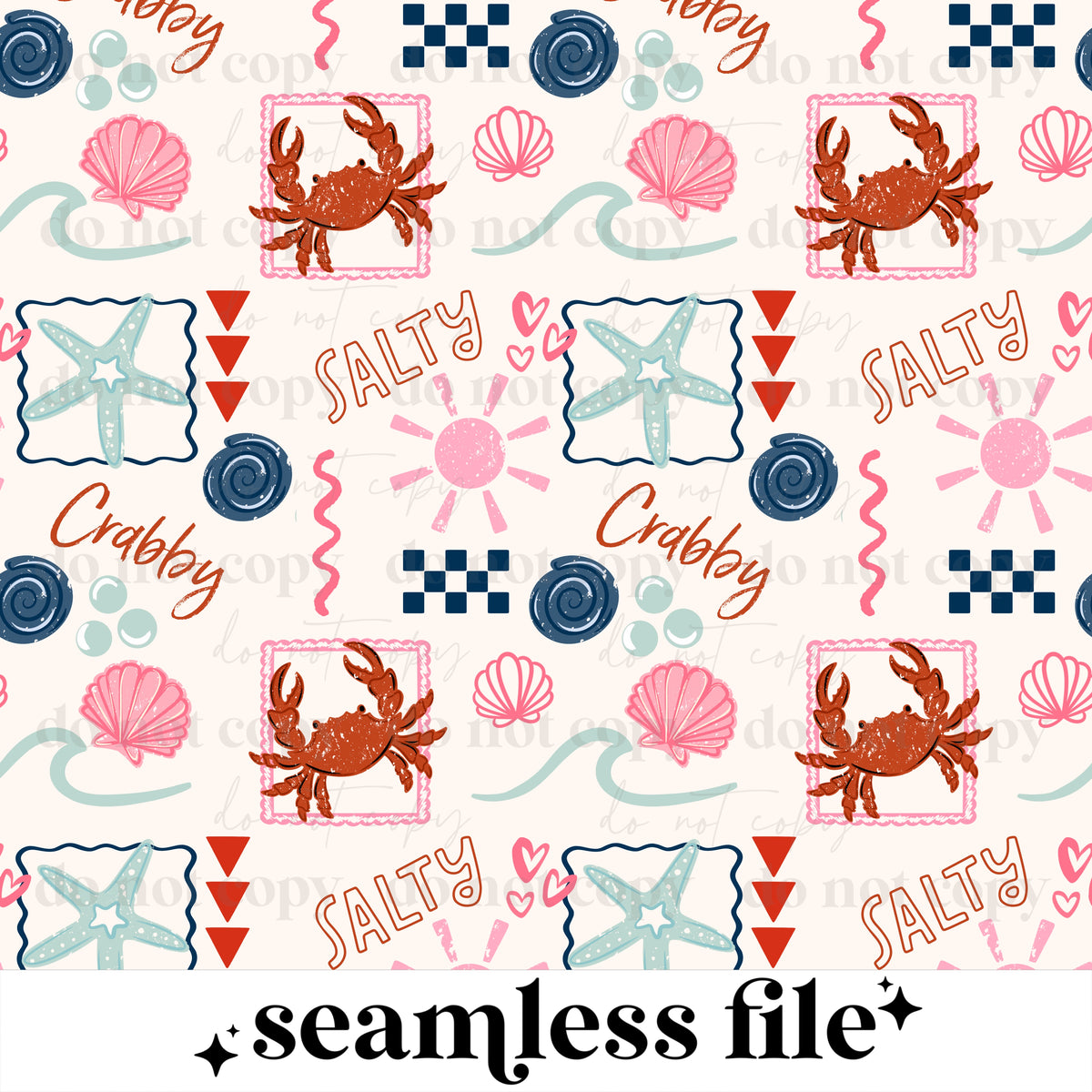 Salty & Crabby Seamless