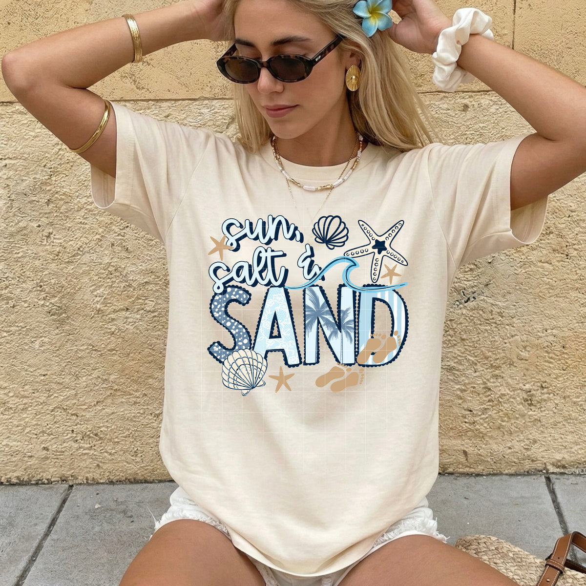 Sun Salt Sand PNG