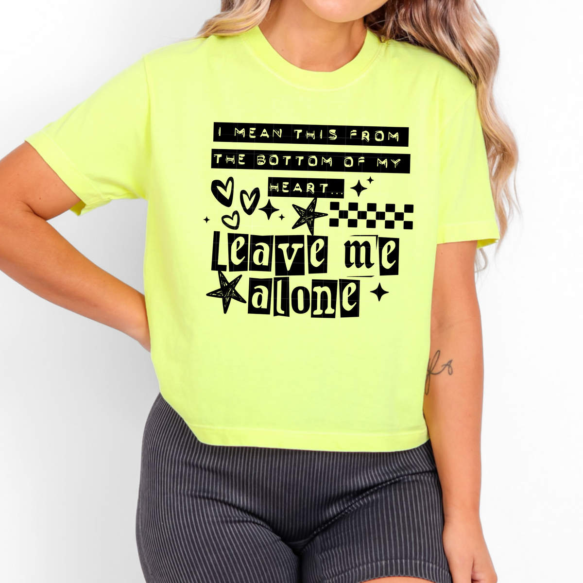 Leave Me Alone Single Color PNG