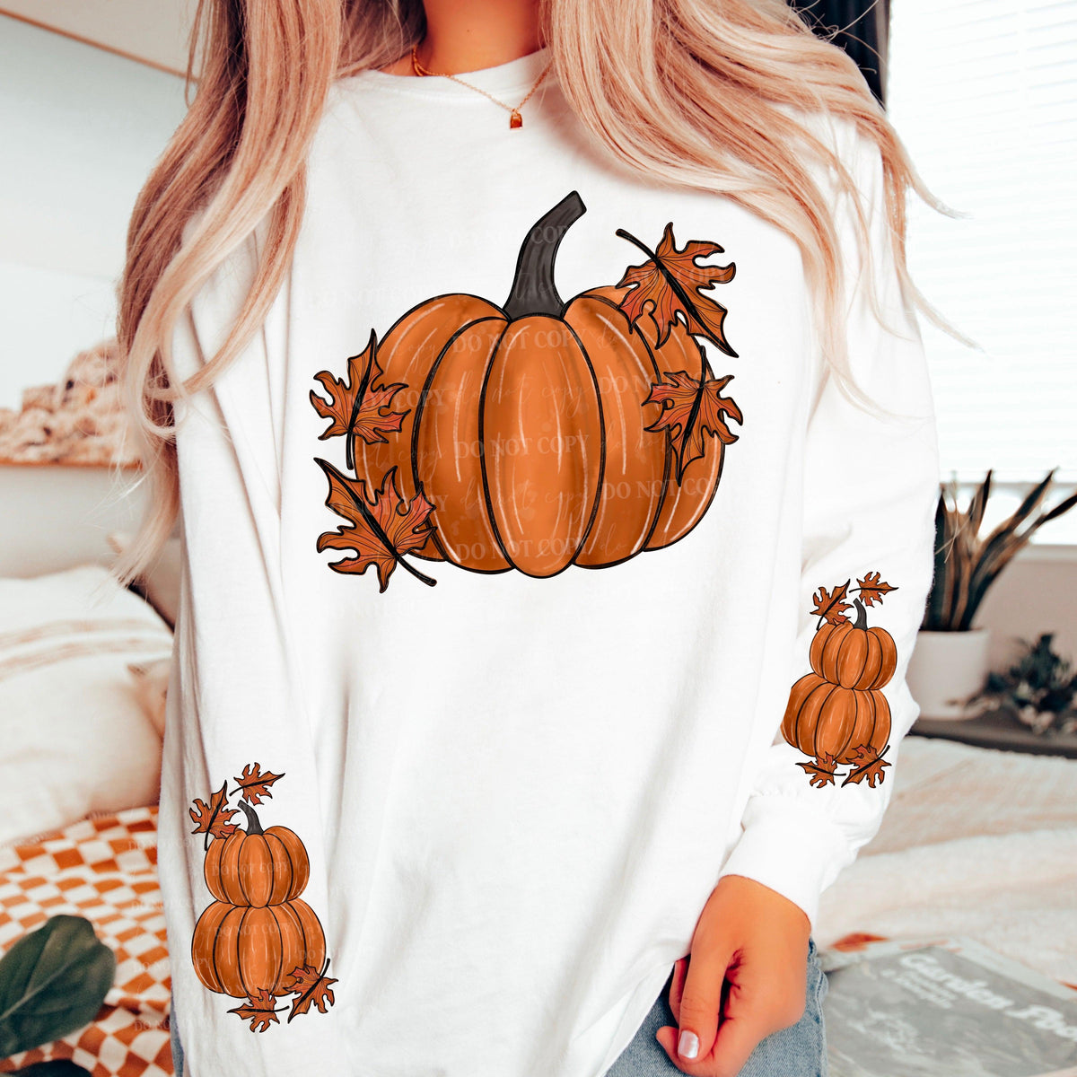 Watercolor Pumpkin plus sleeve