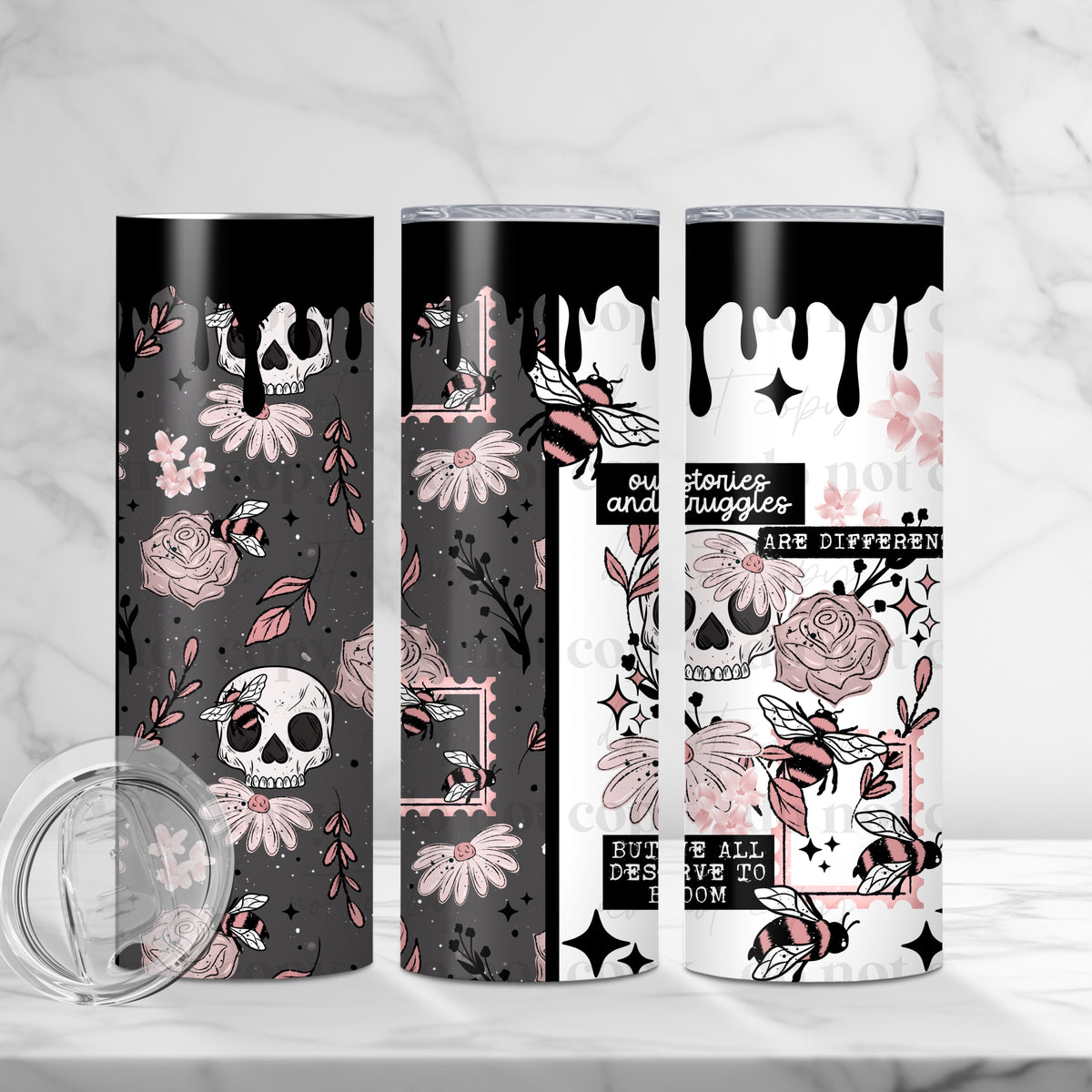 All Deserve To Bloom Tumbler Wrap