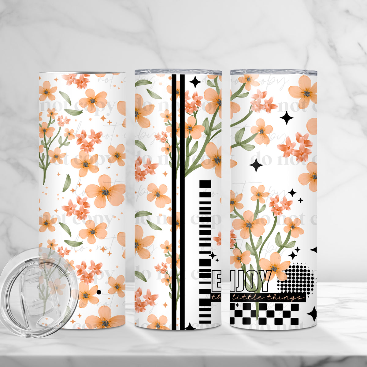 Enjoy The Little Things Tumbler Wrap