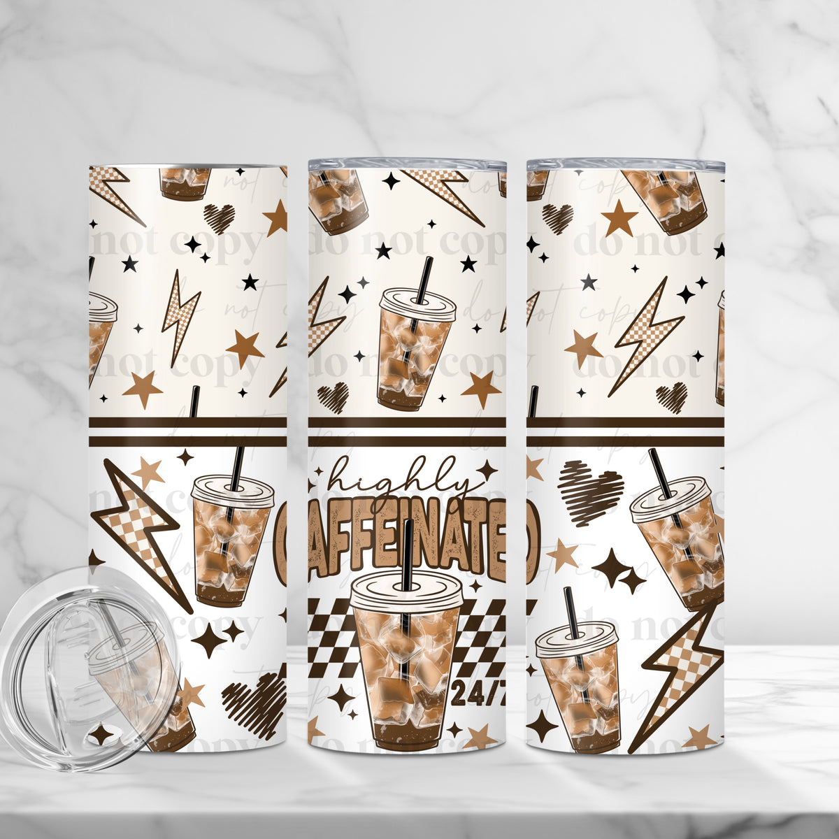 Highly Caffeinated Tumbler Wrap