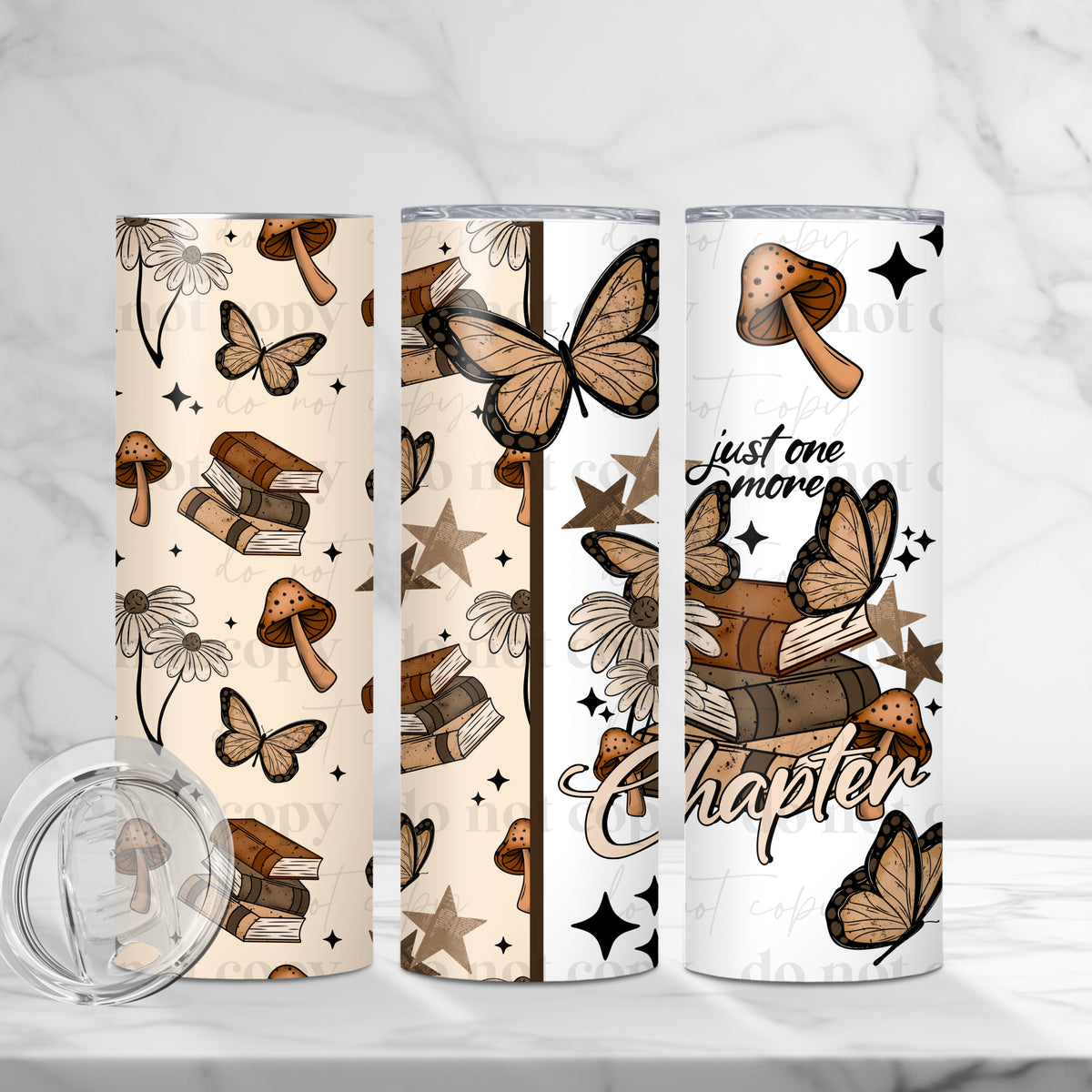 One More Chapter Tumbler Wrap