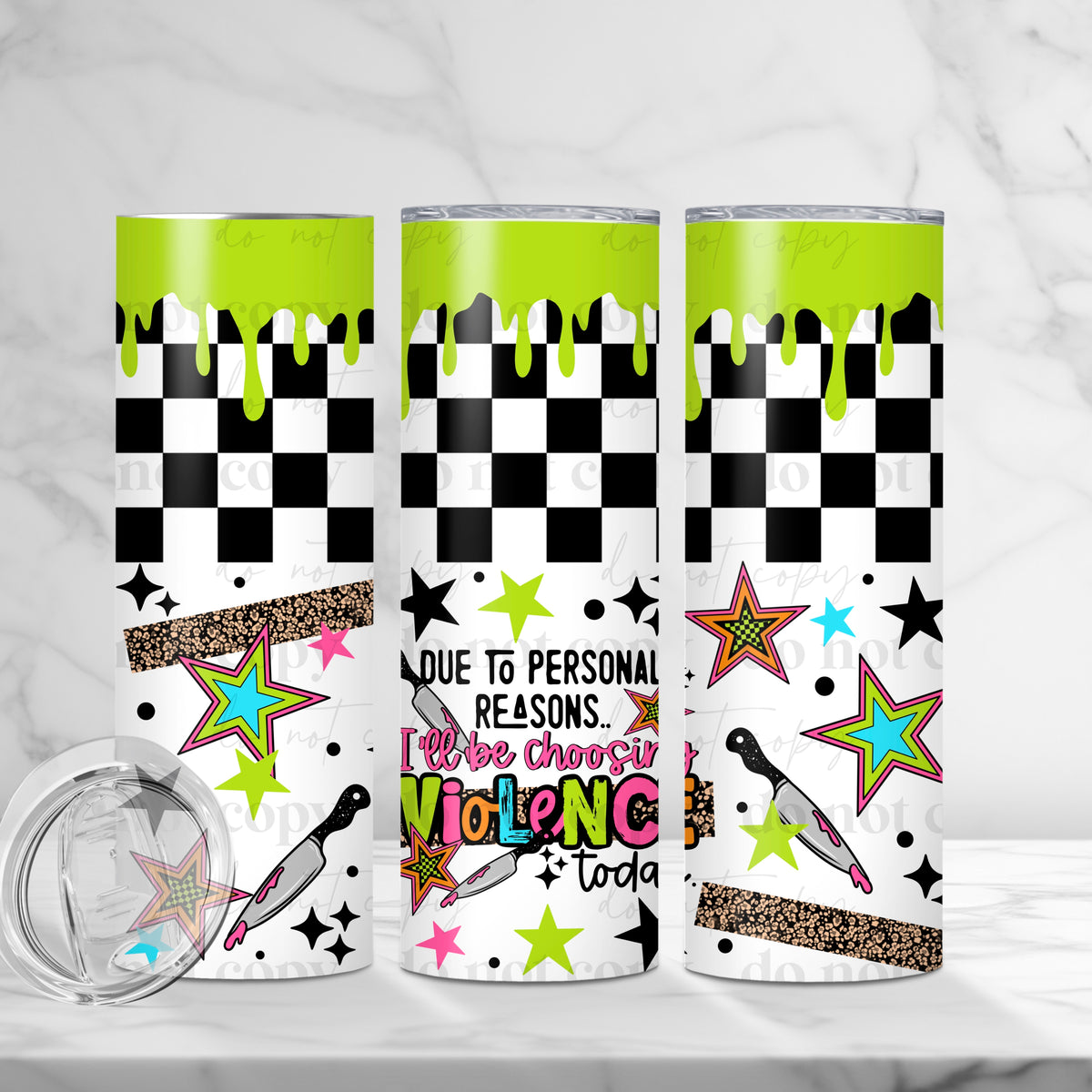 Violence Tumbler Wrap