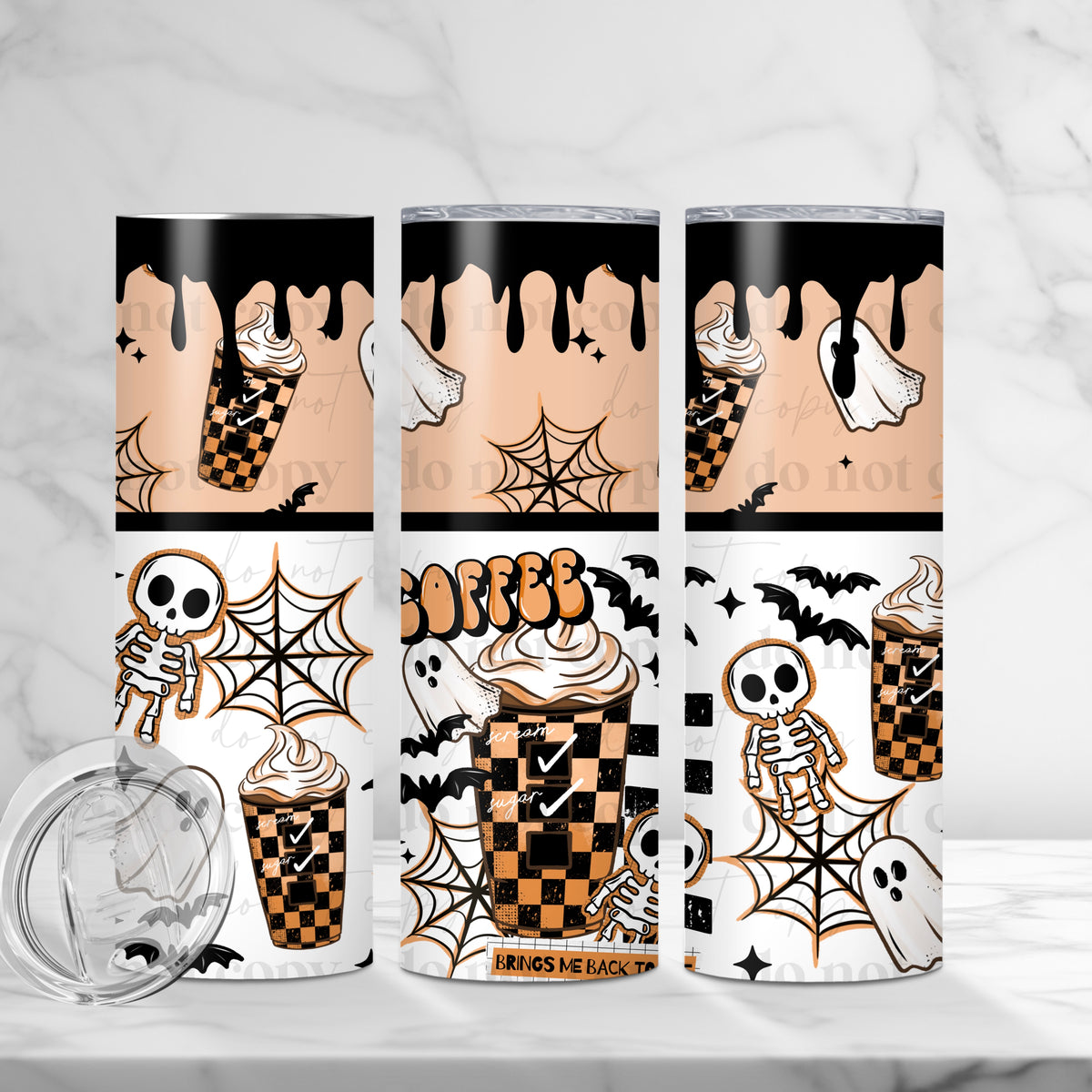 Coffee Brings Me Back To Life Tumbler Wrap