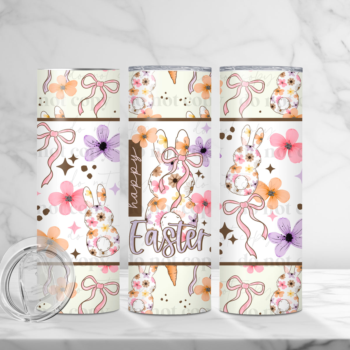 Happy Easter Tumbler Wrap