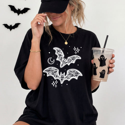 Lace Bats Single Color PNG