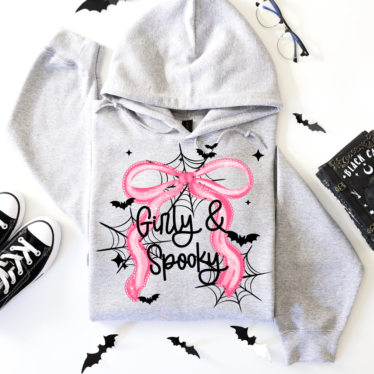 Girly & Spooky Bow PNG