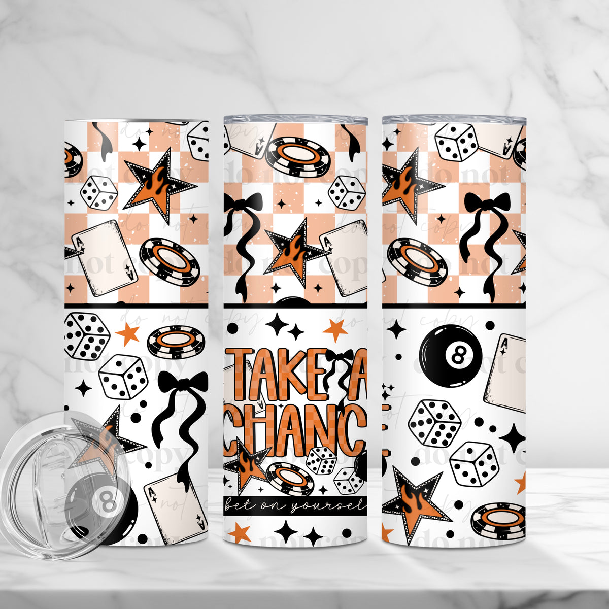 Take A Chance Tumbler Wrap