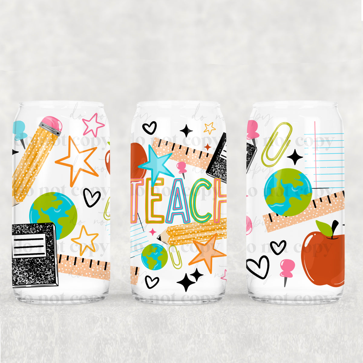 Teach 16oz Glass Wrap