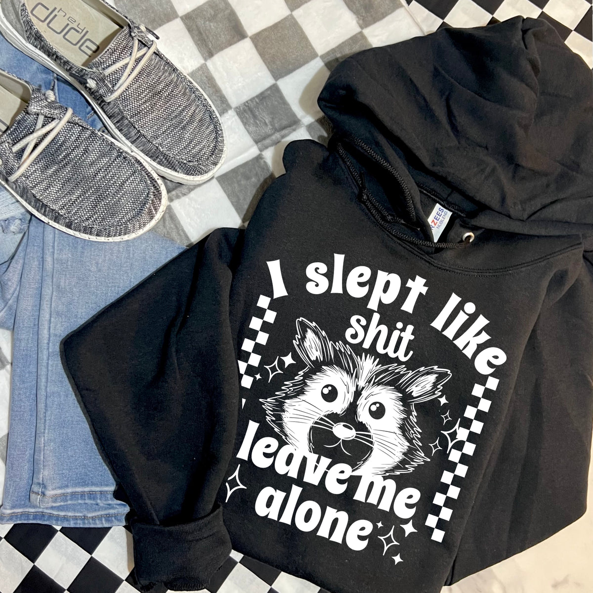 Slept Like S**t Leave Me Alone Single Color PNG