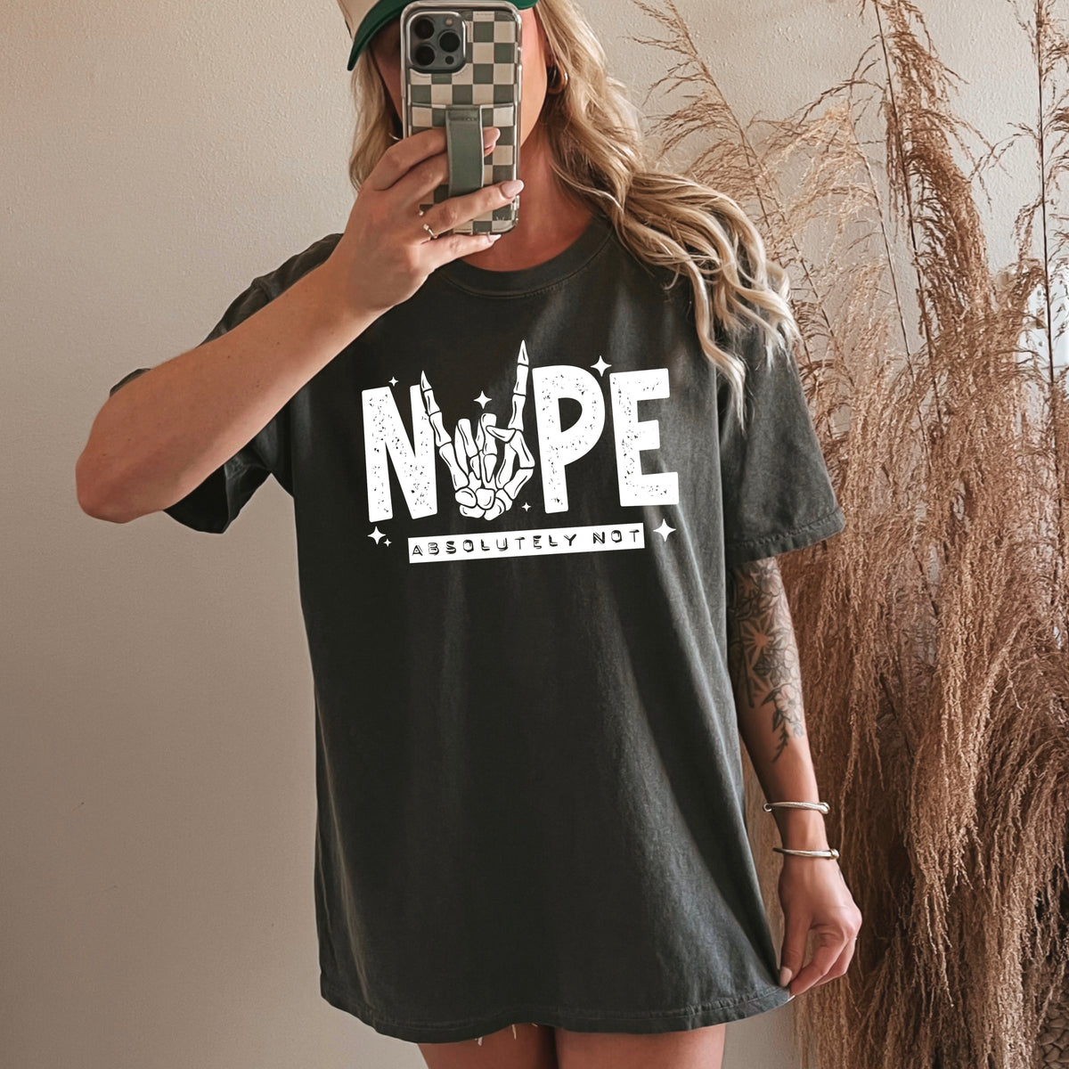 Nope Not Today Single Color PNG