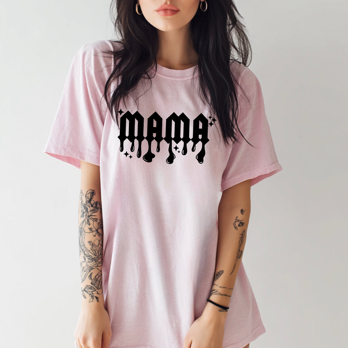 Drippy Mama Single Color PNG