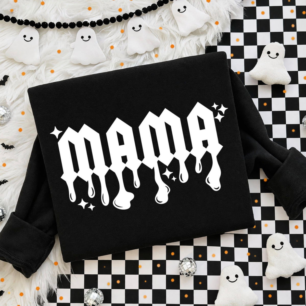 Drippy Mama Single Color PNG