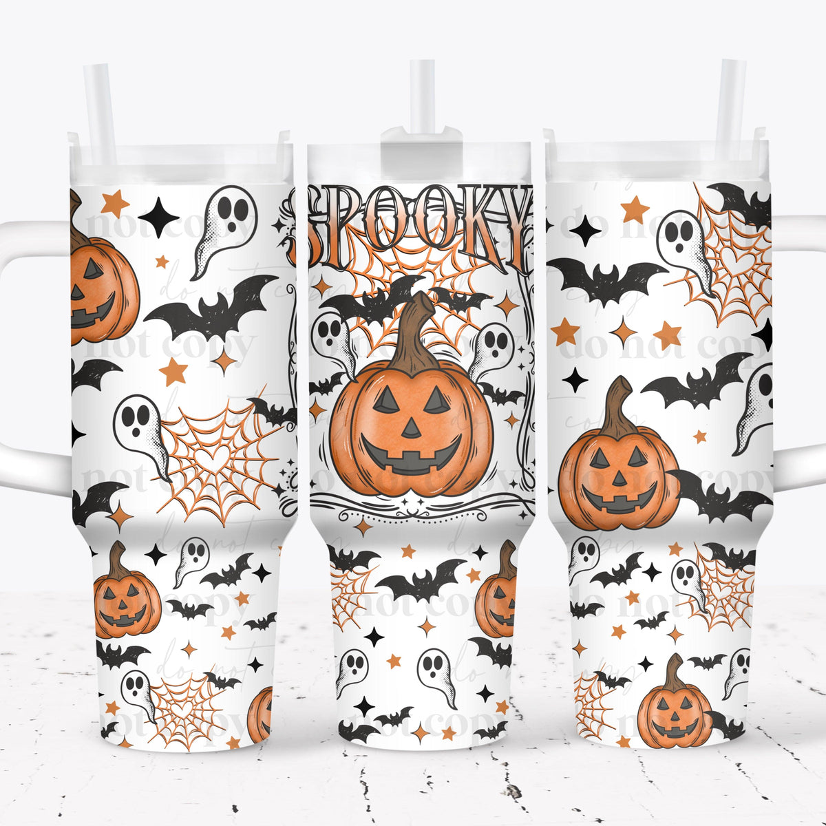 Spooky 40oz Tumbler Wrap