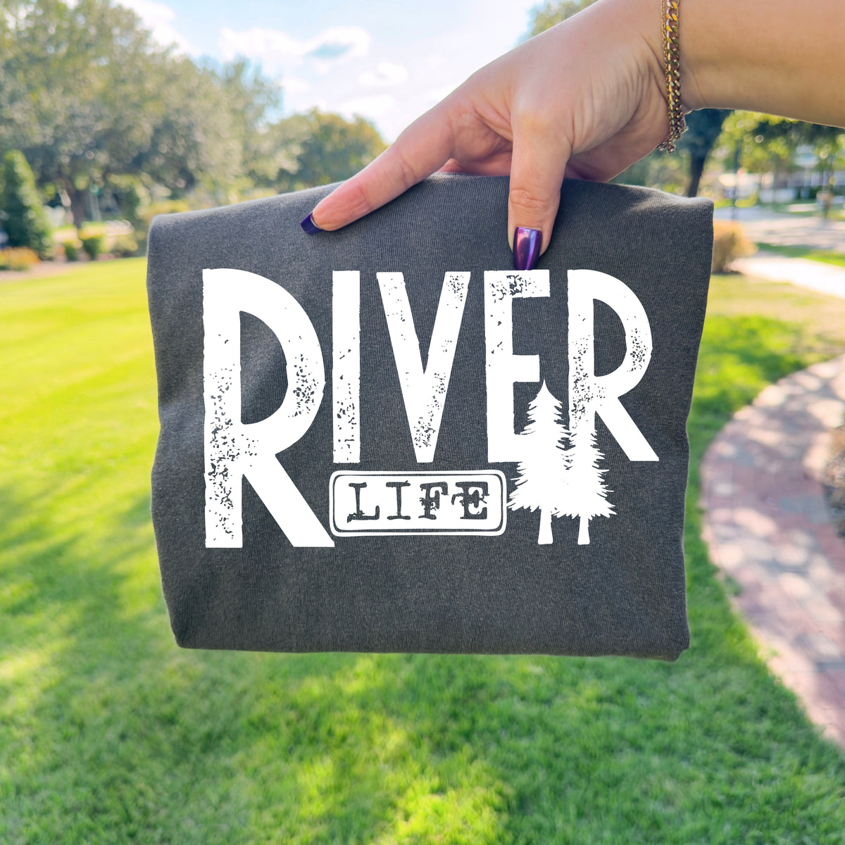 River Life Single Color PNG