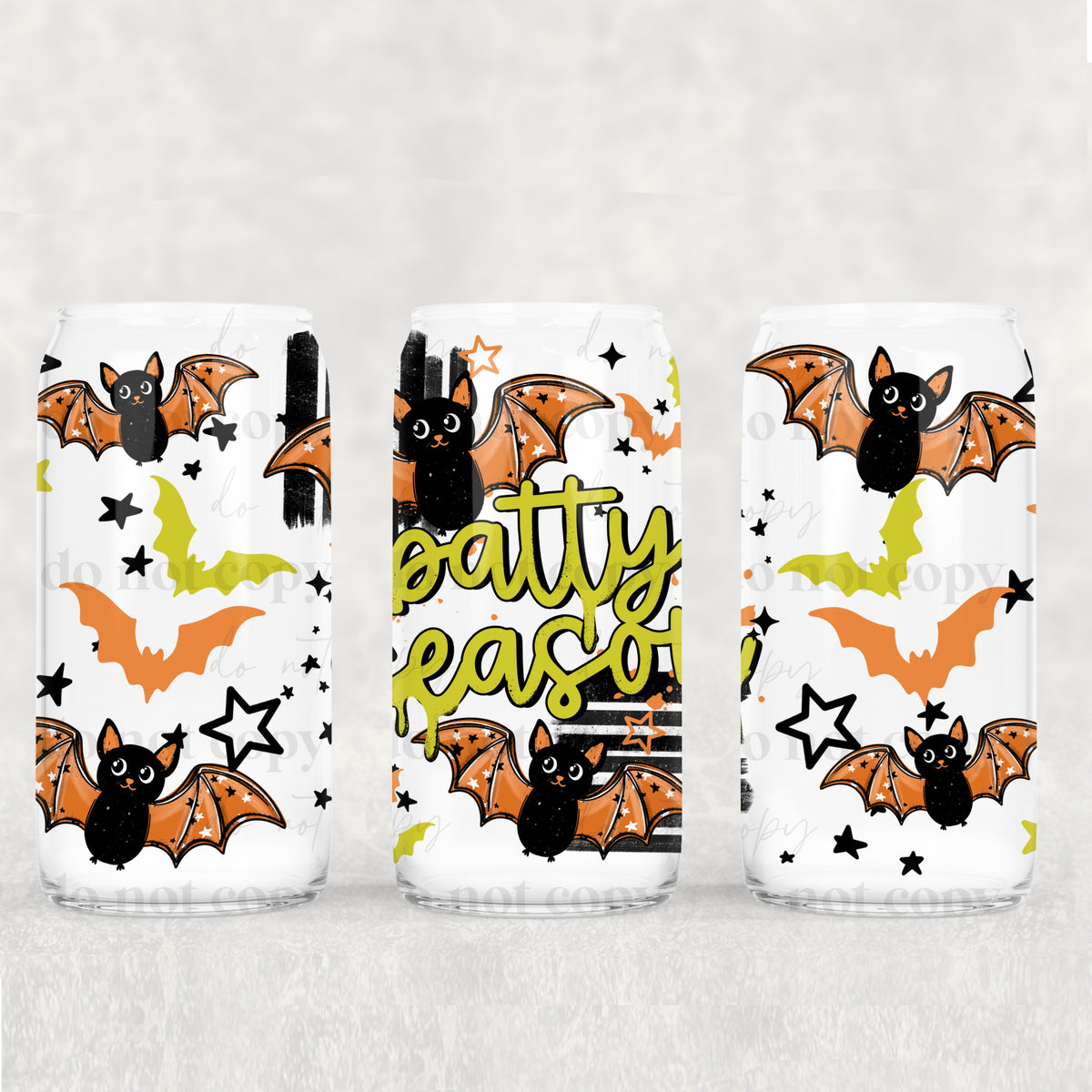 Batty Season 16oz Glass Wrap