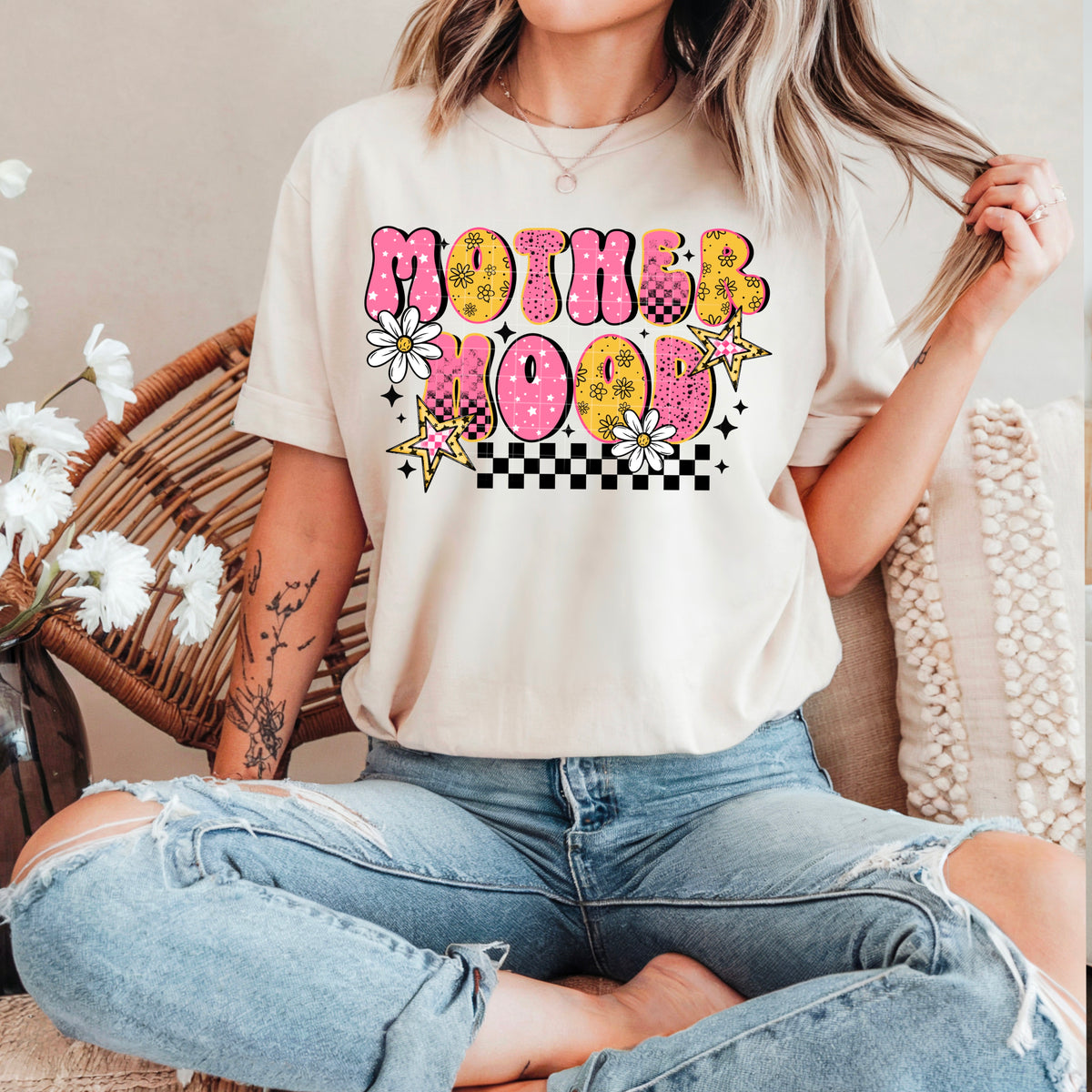 Pink/Yellow Motherhood PNG