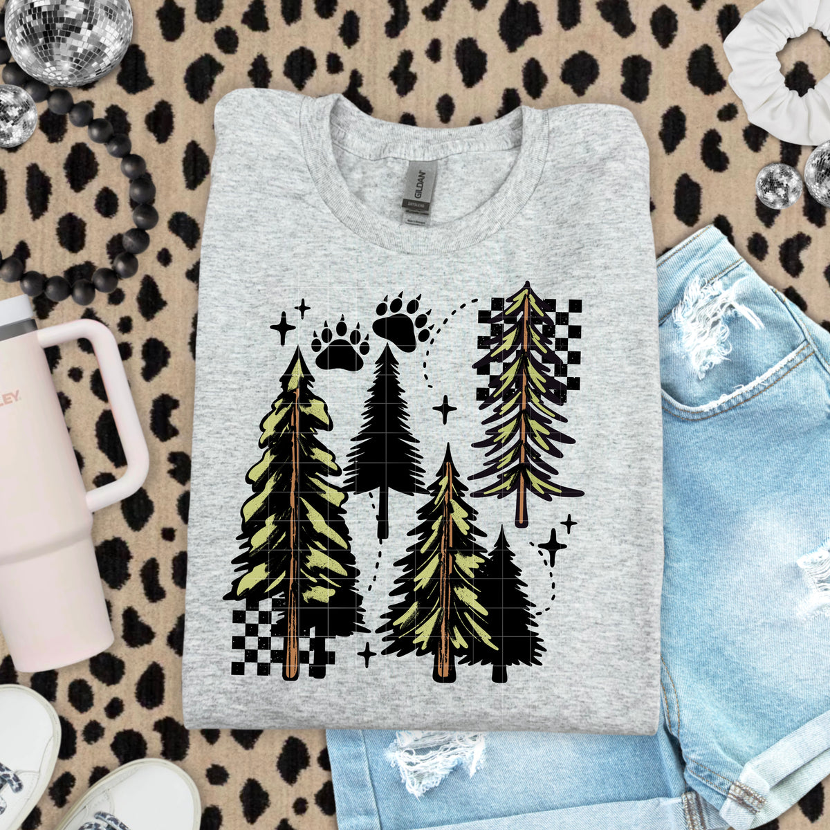 Pawprint Trees PNG