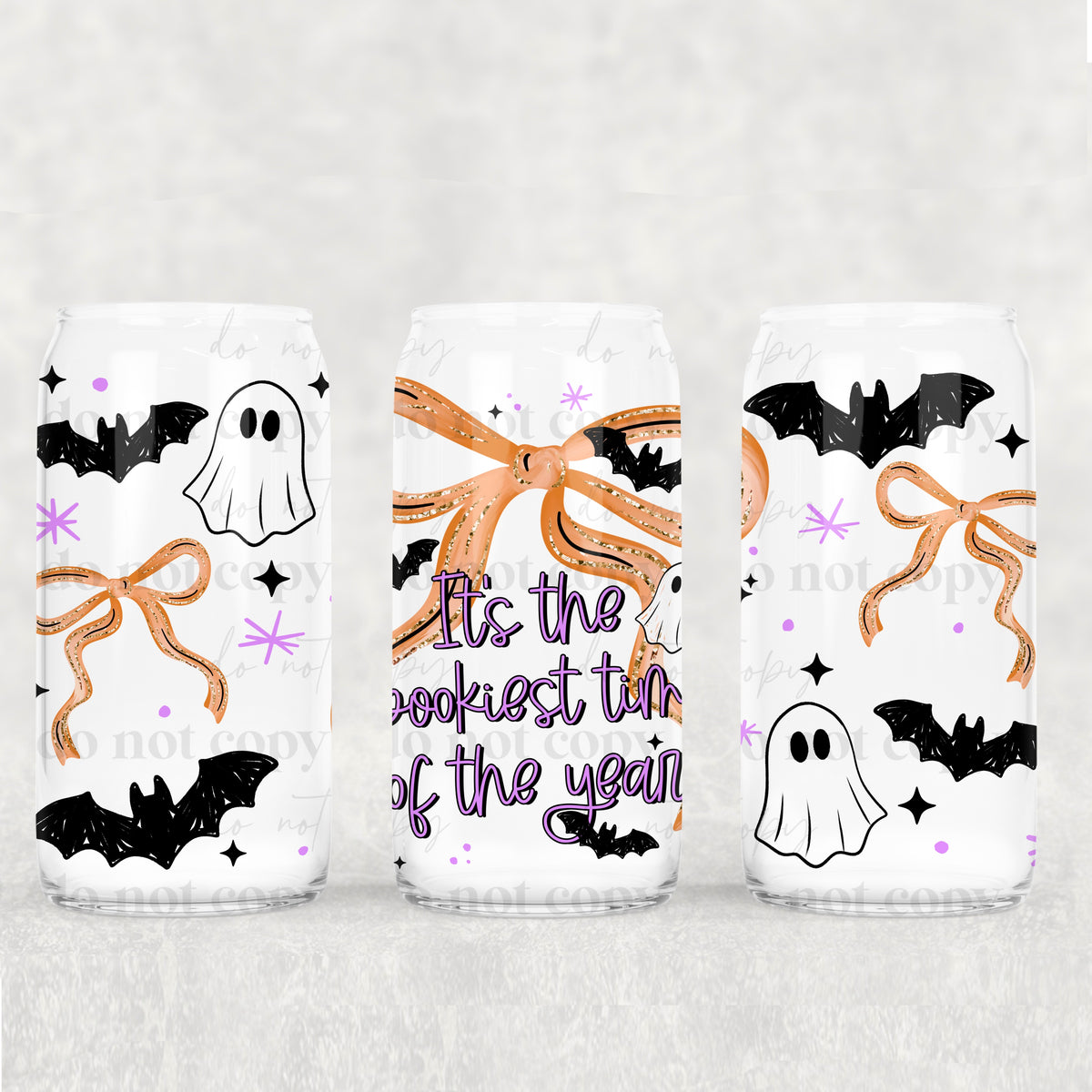 Spookiest Time Of Year 16oz Glass Wrap