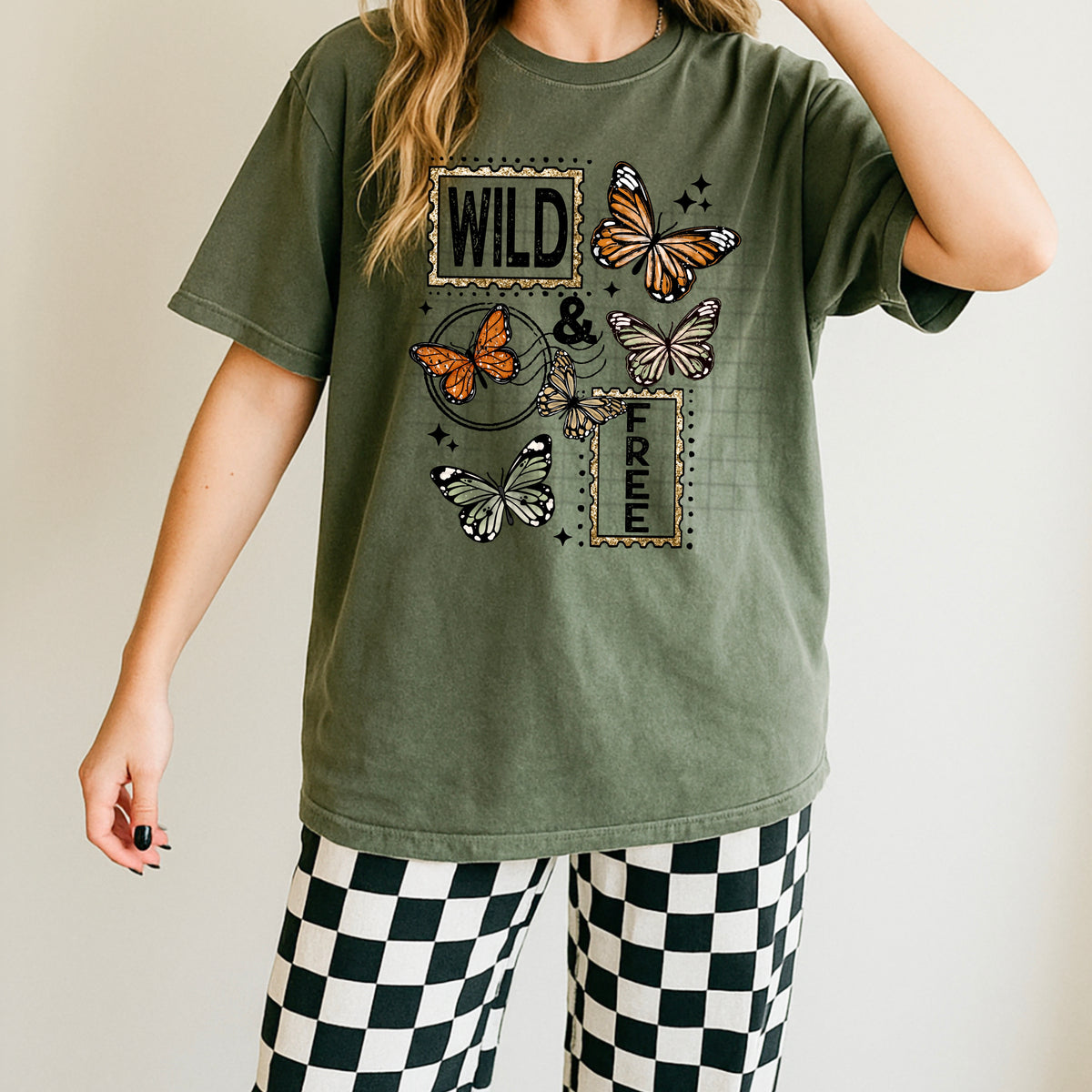 Wild & Free Butterflies PNG