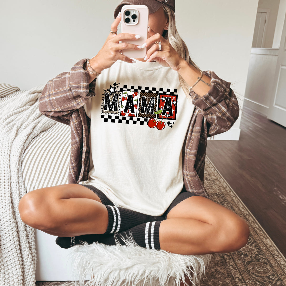 Mama Cherry Blocks PNG