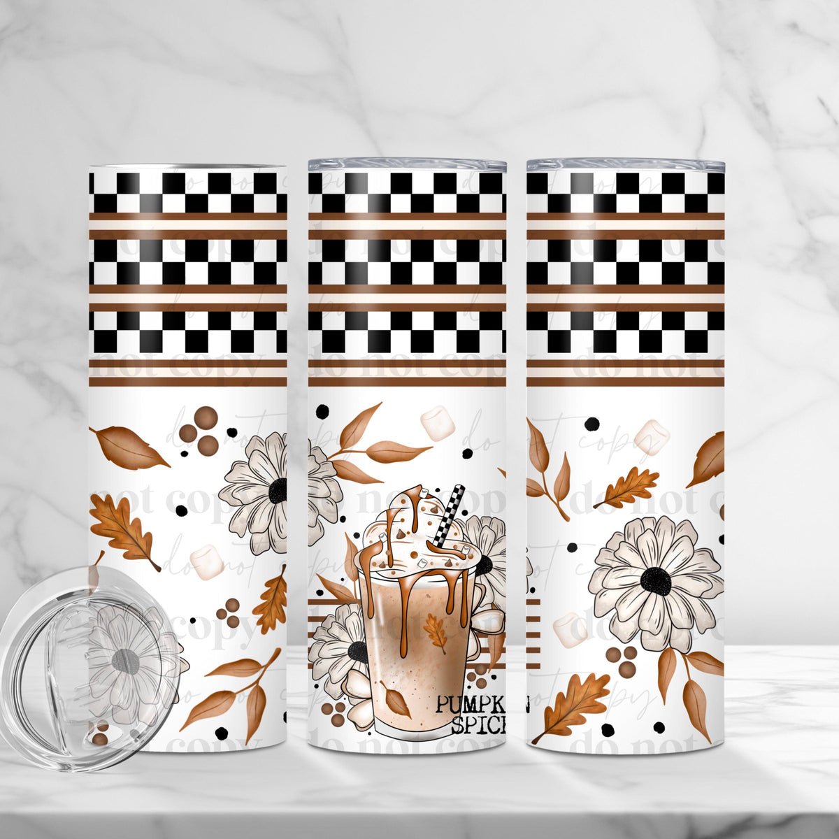 Pumpkin Spice Tumbler Wrap