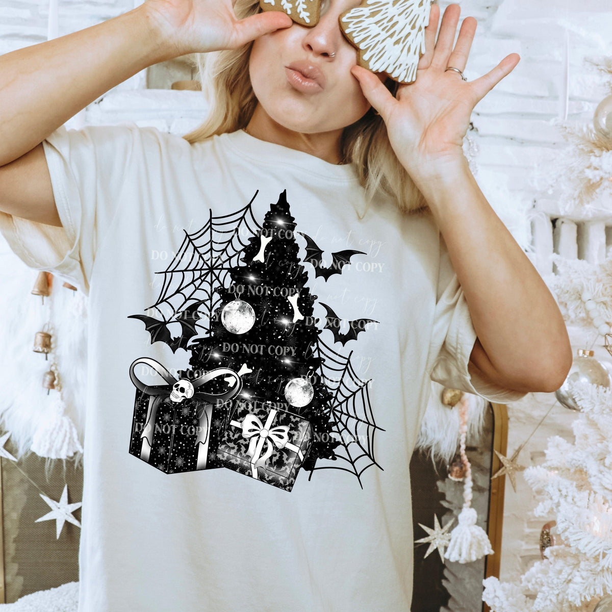 Creepmas Tree Black PNG