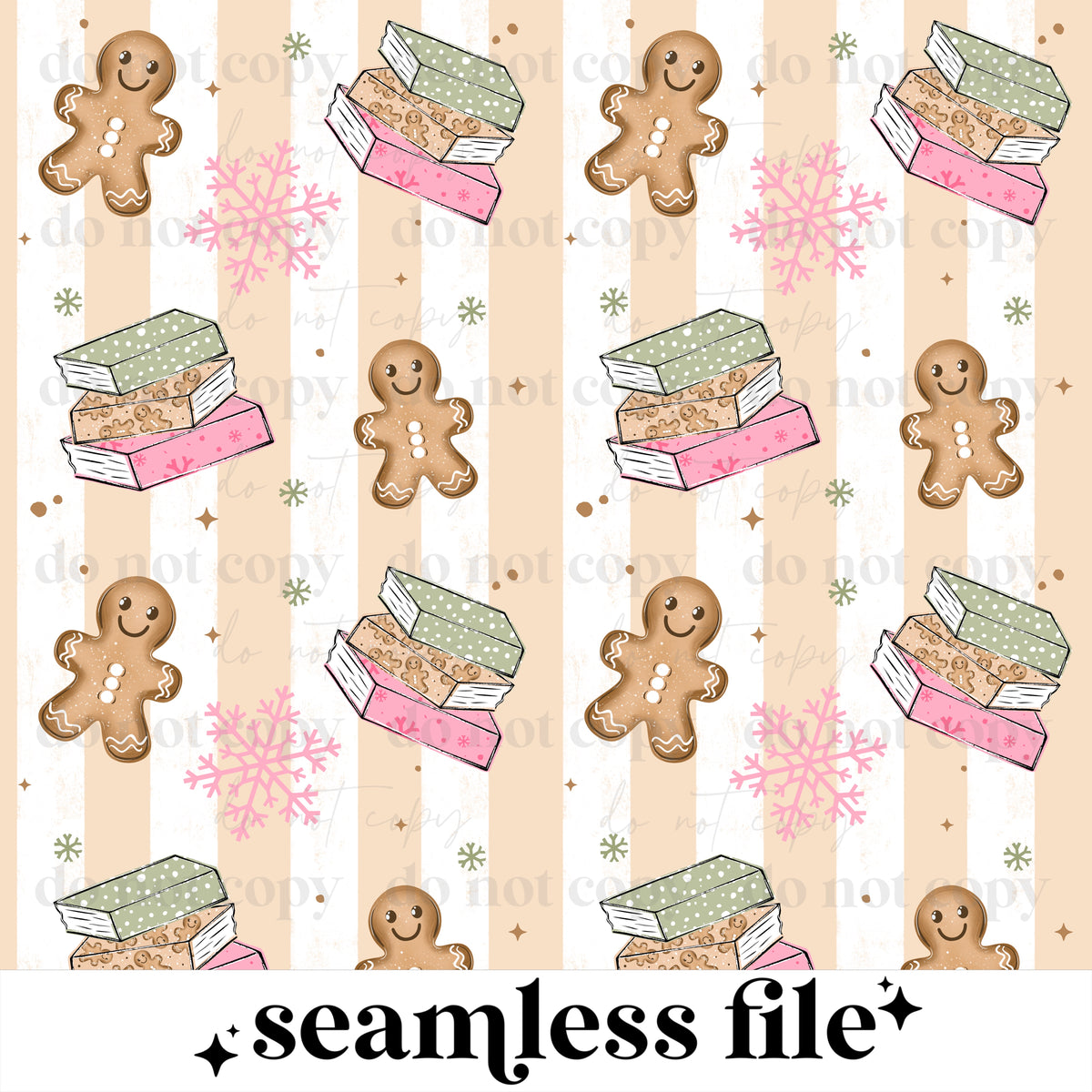 Dear Santa Books Seamless
