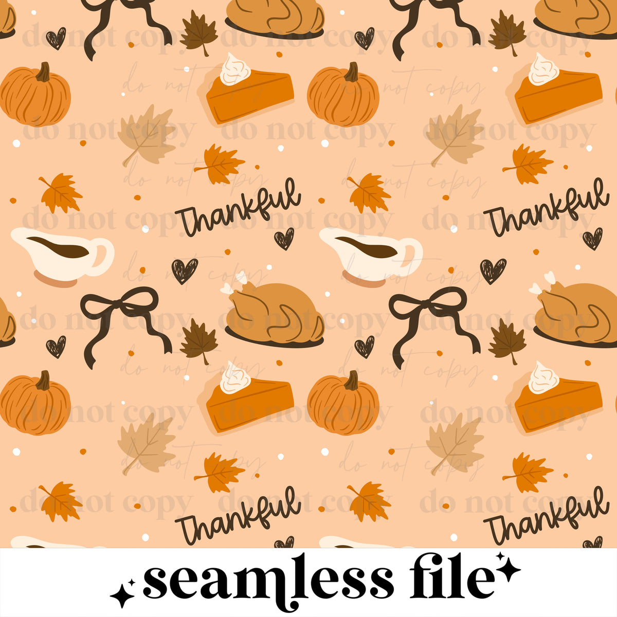 Thankful Stripes Seamless