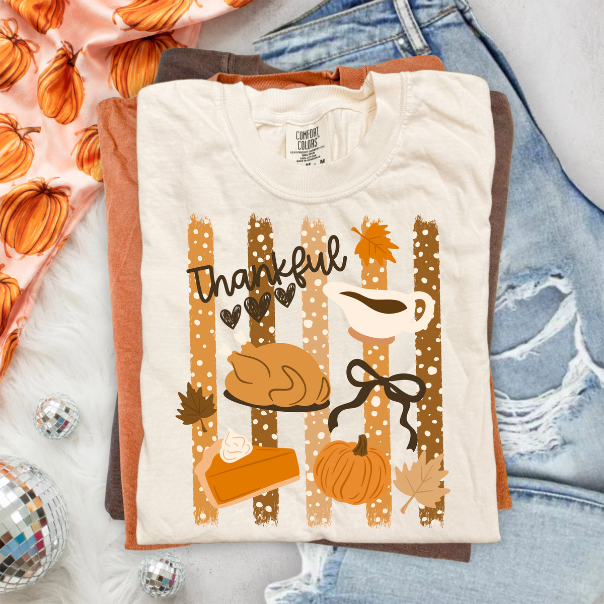 Thankful Stripes PNG