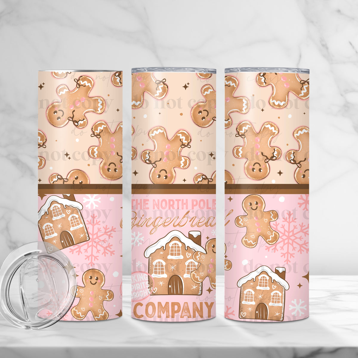 Gingerbread Company Tumbler Wrap