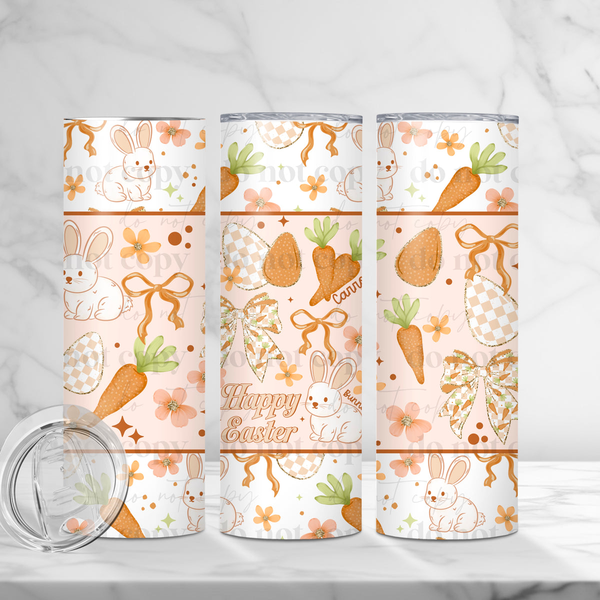 Happy Easter Tumbler Wrap