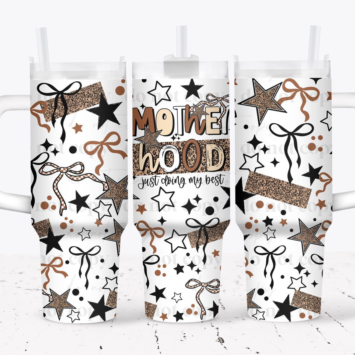 Motherhood 40oz Tumbler Wrap