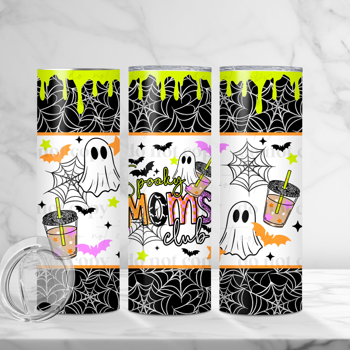 Spooky Moms Club Tumbler Wrap