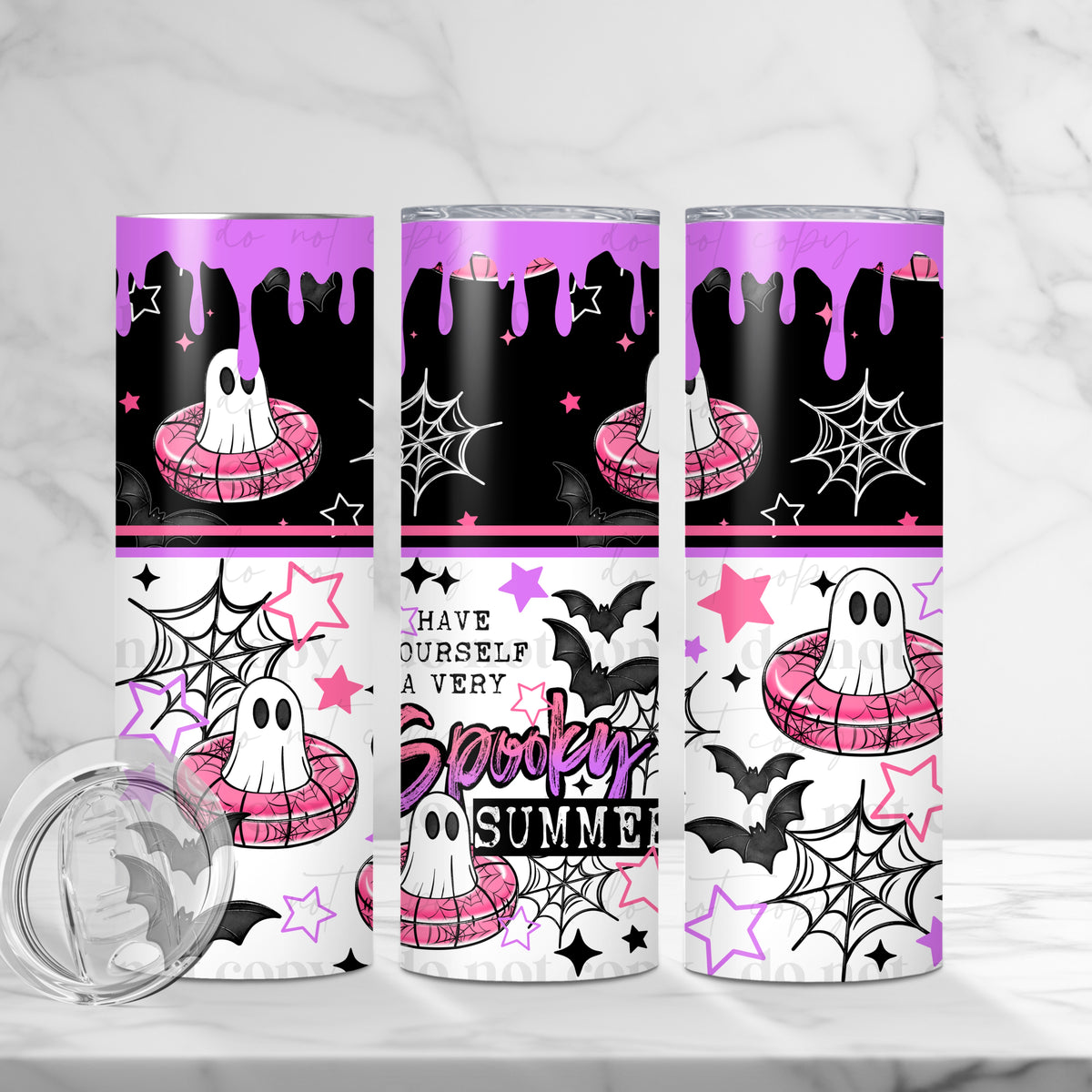 Spooky Summer Tumbler Wrap